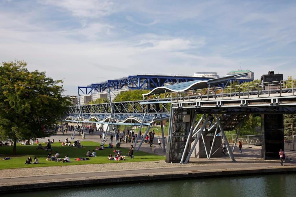 Charming & Cocooning Flat - Canal De L'Ourq Pantin Luaran gambar